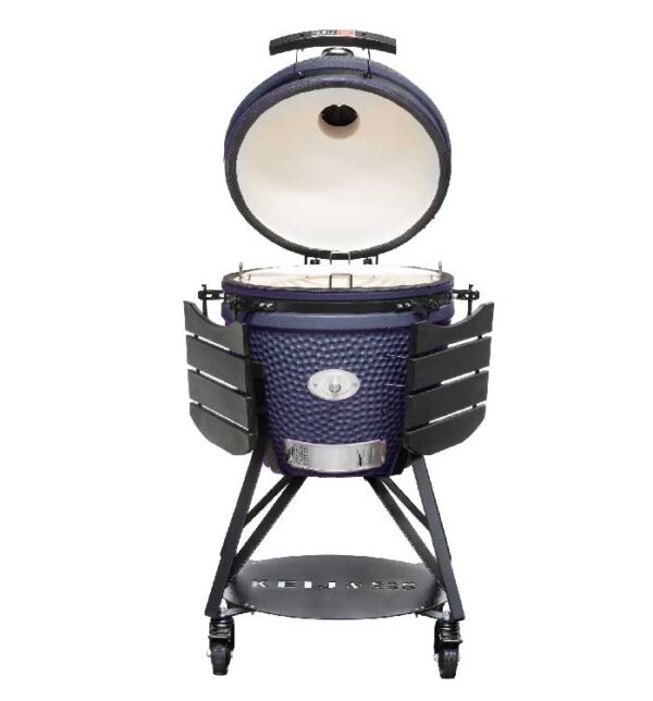 KEIJ-Kamado-Large-Legend-Blauw-open