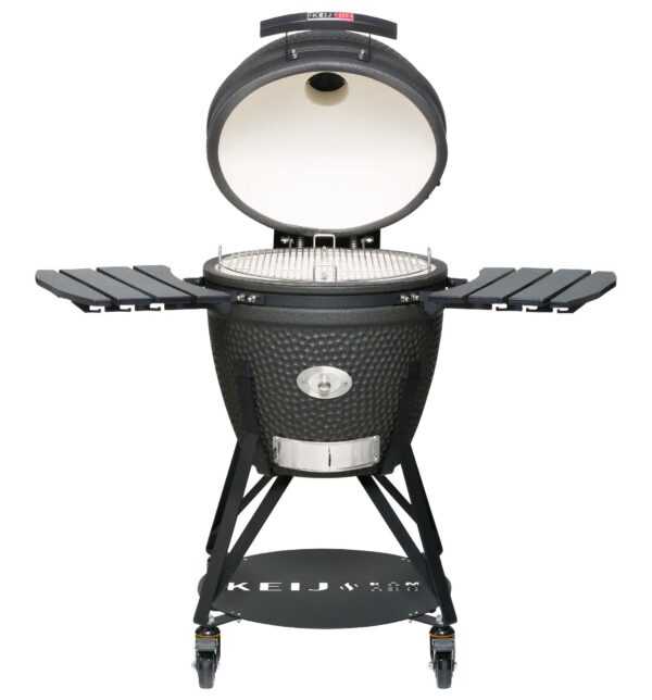 KEIJ-Kamado-Large-Legend-Zwart-open