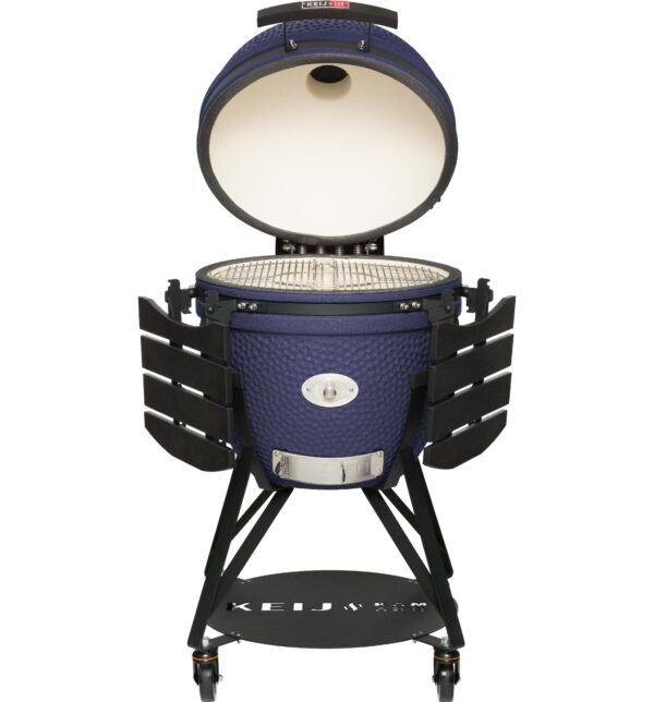 KEIJ-Kamado-XL-Legend-Mat-Blauw-23-inch-open