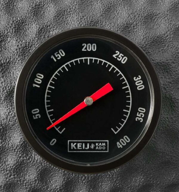 KEIJ-Kamado-XL-Legend-Mat-Zwart-23-inch-thermometer