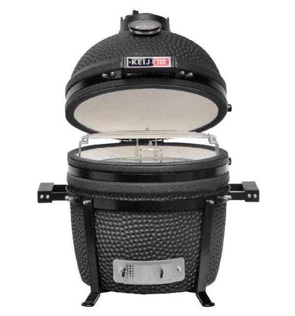 KEIJ-Kamado-compact-legend-zwart-halfopen