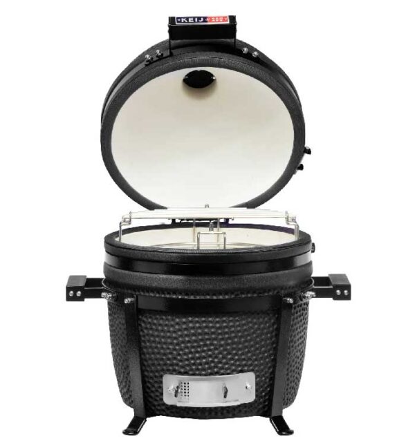 KEIJ-Kamado-compact-legend-zwart-open