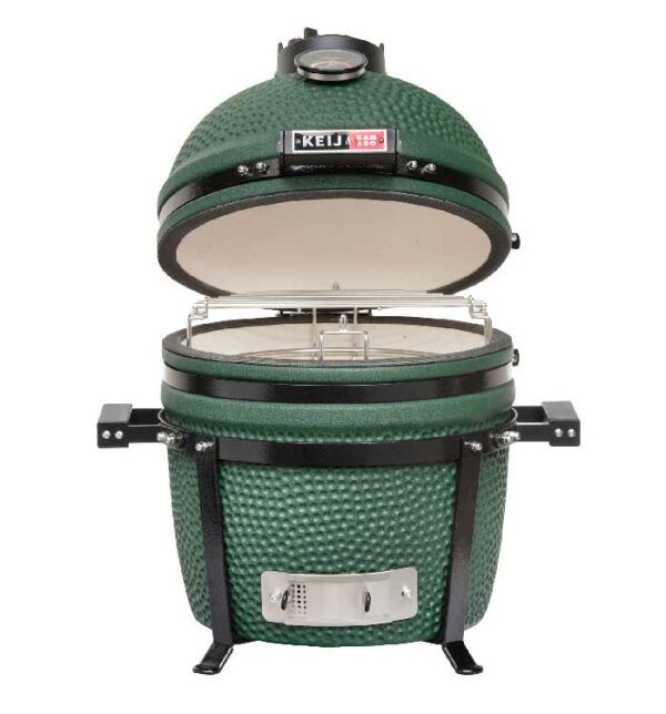 KEIJ-Kamado-compact-Legend-groen-halfopen