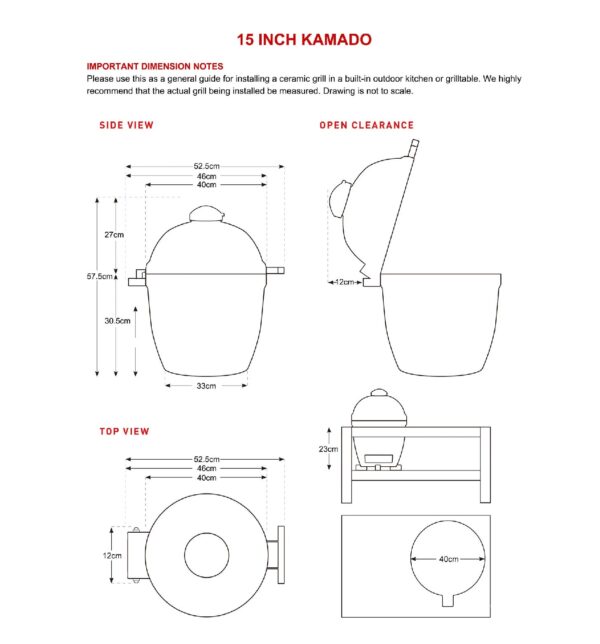 KEIJ-Kamado-compact-pro-zwart-afmetingen
