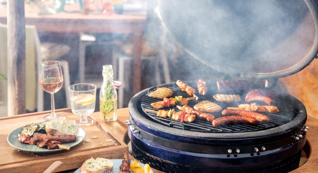 KEIJ Kamado, Duurzame keramische BBQ’s voor elke barbecue-liefhebber - Alfinity KEIJ kamado pro large blauw